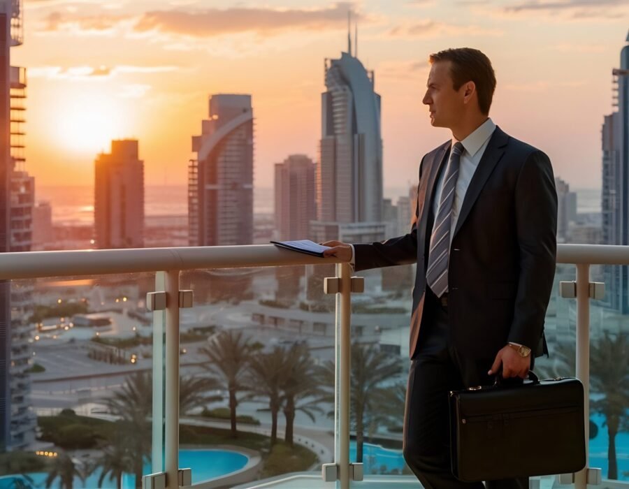 business-man-dubai-sunset-time business-man-dubai-sunset-time